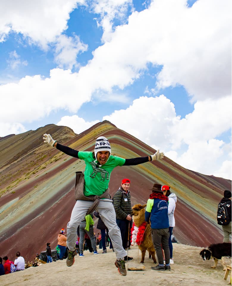 Rainbow mountain Peru